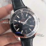 Perfect Replica Omega Seamaster 600M Swiss 8500 Man Watch - Black Dial And Black Strap 